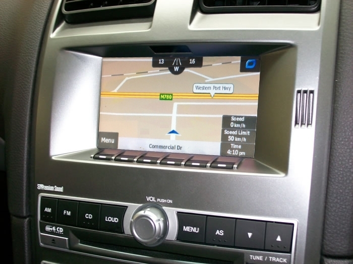 TERRITORY SX SY NAVIGATION TOUCHSCREEN OPERATION
