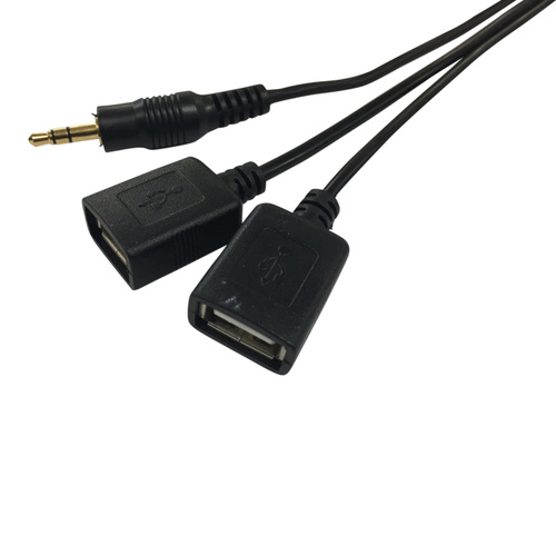 MAZDA BT-50 1ST GEN USB AND 3.5MM AUX CHARGE CABLE